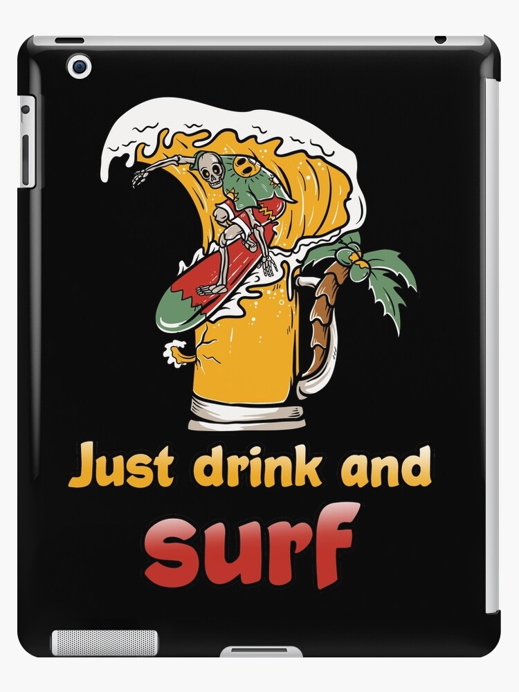 iPad-Hülle & Skin mit Trinken Saufen Alkohol Bier Surfen Surfer