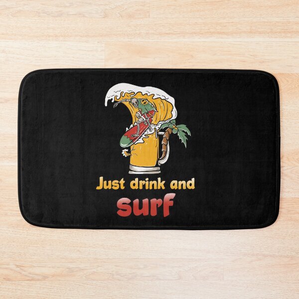 Item preview, Drinking booze beer surfing surfers designed and sold by JonasDesign.