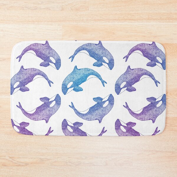 Item preview, Dancing orca in blue and purple  designed and sold by AlbinoSnowman.