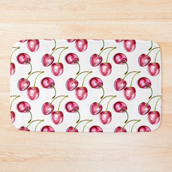 Item preview, seamless pattern with cherries designed and sold by Shoshina.