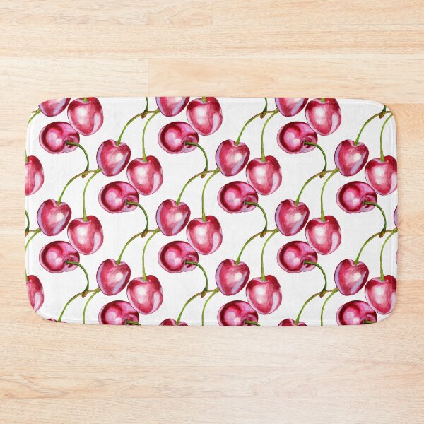 Item preview, seamless pattern with cherries designed and sold by Shoshina.