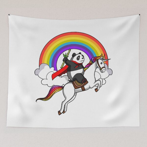 Item preview, Panda Bear Riding Unicorn designed and sold by underheaven.