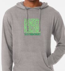 Sie / sie / ihre Pronomen Leichter Hoodie