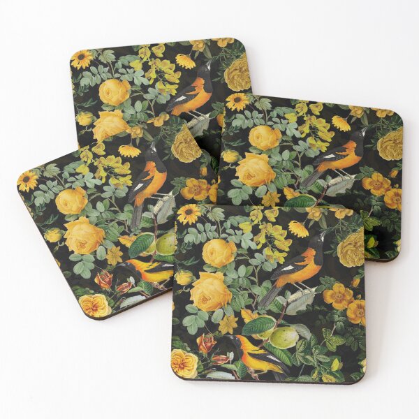 Item preview, Antique Midnight Botanical Flower Rose Botanical Night Garden Nightgarden designed and sold by UtArt.