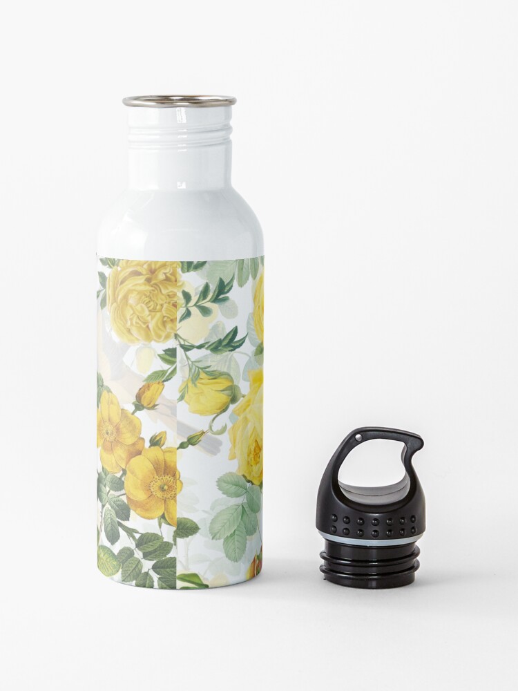 Alternate view of Antique Spring Botanical Flower Rose Garden Water Bottle