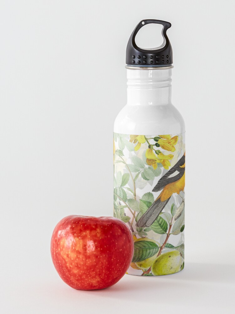 Alternate view of Antique Spring Botanical Flower Rose Garden Water Bottle
