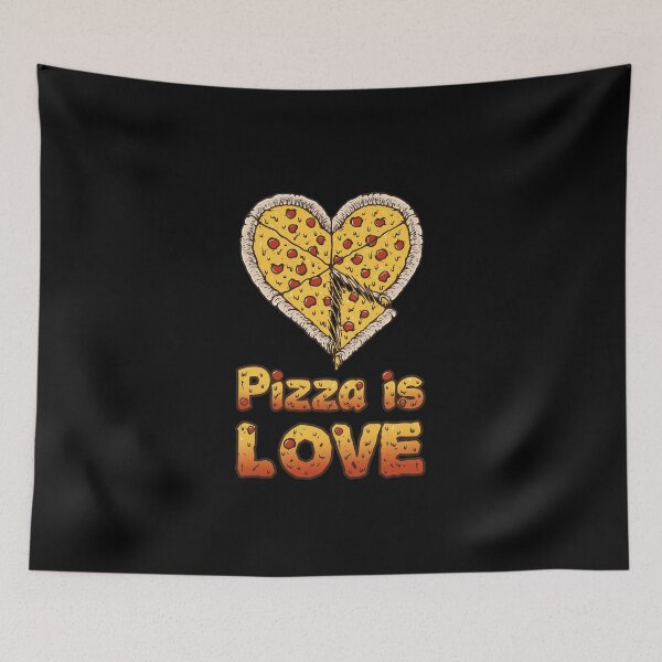 Item preview, Pizza love love food saying designed and sold by JonasDesign.