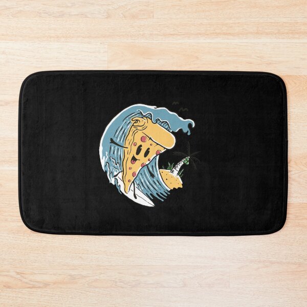 Item preview, Pizza surf surfing surfboard surfer designed and sold by JonasDesign.