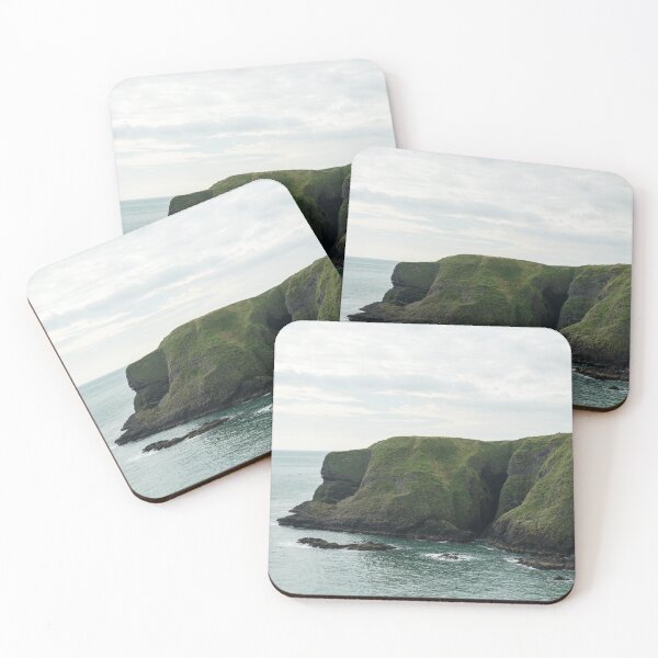 Item preview, Rough Green Cliffs - North Sea Coast Aberdeenshire Scotland designed and sold by Georgia Mizuleva.