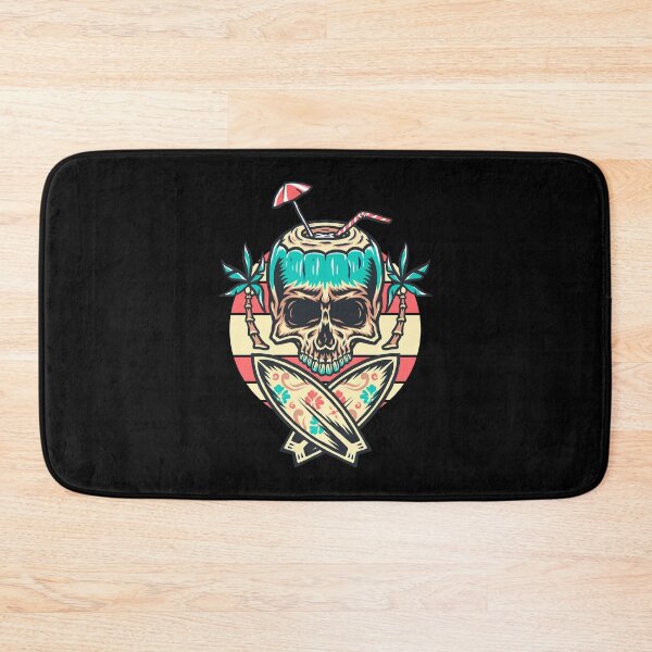 Item preview, Skull Summer Beach Surfing designed and sold by Vector Scout Lab.