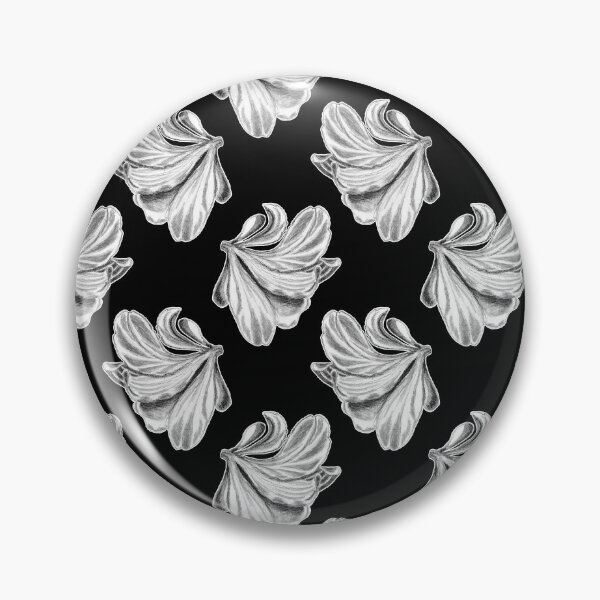 Item preview,  Amaryllis Flower Christmas Pencil Drawing Pattern on Black designed and sold by Ivy Lily Art.