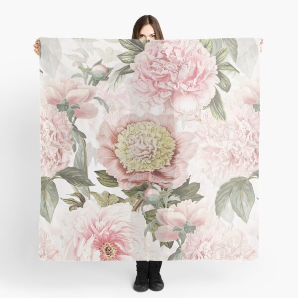 Item preview, Vintage Botanical Blush Peony Flowers Botanical Garden Pattern  designed and sold by UtArt.