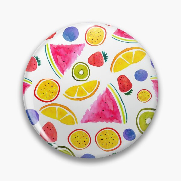 Item preview, Colorful Fruity Fruit Mix in Watercolor designed and sold by AlbinoSnowman.