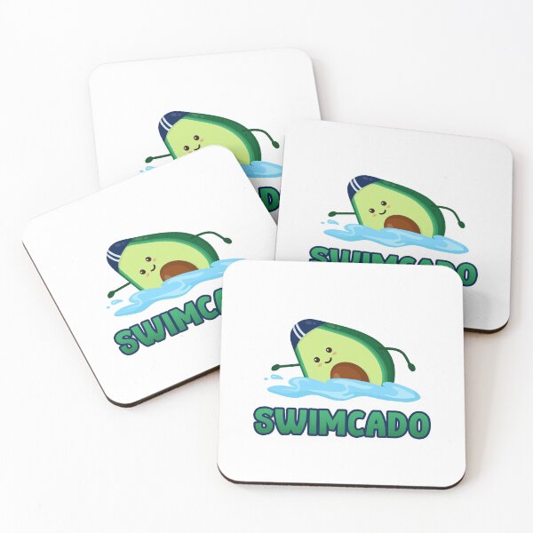 Item preview, Swimcado Avocado Avocados swimming swimmers designed and sold by JonasDesign.