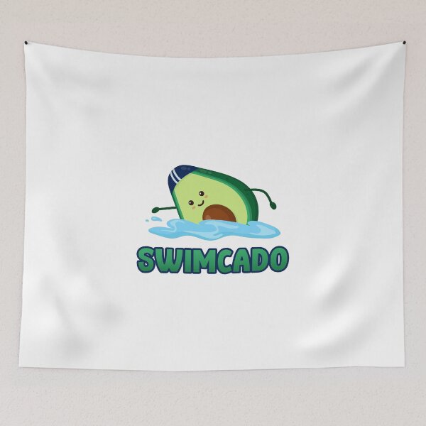 Item preview, Swimcado Avocado Avocados swimming swimmers designed and sold by JonasDesign.