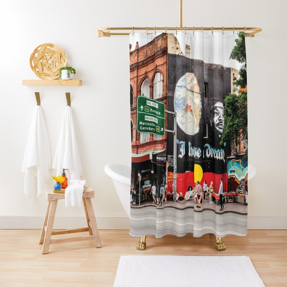 "NewTown Australia" Shower Curtain for Sale by Redbubble