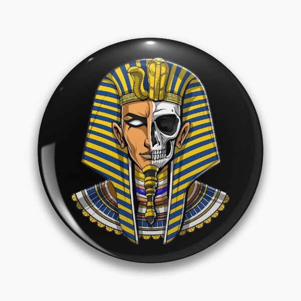 Item preview, Egyptian Pharaoh Tutankhamun Skull designed and sold by underheaven.
