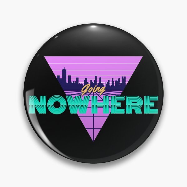 Item preview, Synthwave Retro 80s Style Going Nowhere Vintage Gift designed and sold by VaporwaveAnime.