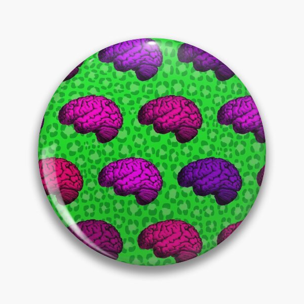 Item preview, Brains And Leopard Print designed and sold by grinningskull.