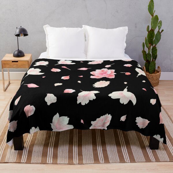 Item preview, Celebrate spring with sakura petals - Dark Background designed and sold by AlbinoSnowman.