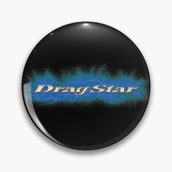 Item preview, Drag Star XVS 1100, XVS 650, XVS 400, XVS 250 flashes blue designed and sold by KlaraBubble.