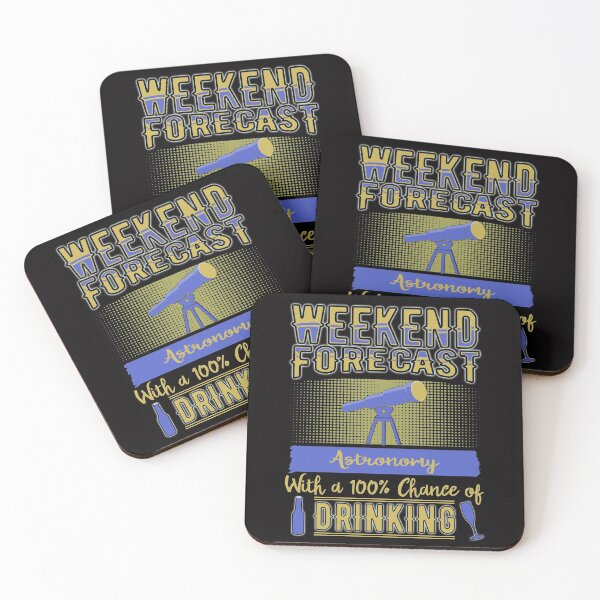 Item preview, Weekend Forecast Astronomy and Drinking T Shirt designed and sold by Dan66.