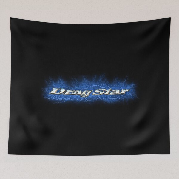 Item preview, Drag Star XVS 1100, XVS 650, XVS 400, XVS 250 flashes blue designed and sold by KlaraBubble.