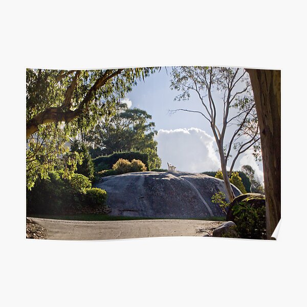 A Bench At The Chalet Poster