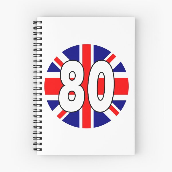 Item preview, UK flag with number 80 - eighty designed and sold by AllShirts21.