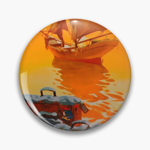 Item preview, Vacances de hiver a la mer vintage travel poster designed and sold by stickart-marek.