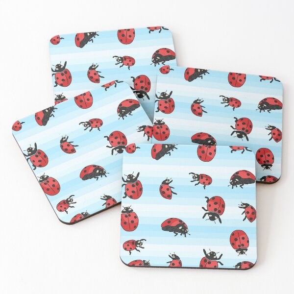 Item preview, cute ladybug pattern designed and sold by FandomizedRose.