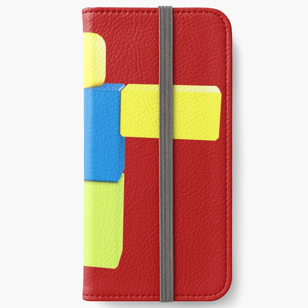 Roblox Noob T Pose Gift For Gamers Iphone Wallet By Smoothnoob Redbubble - t pose noob roblox