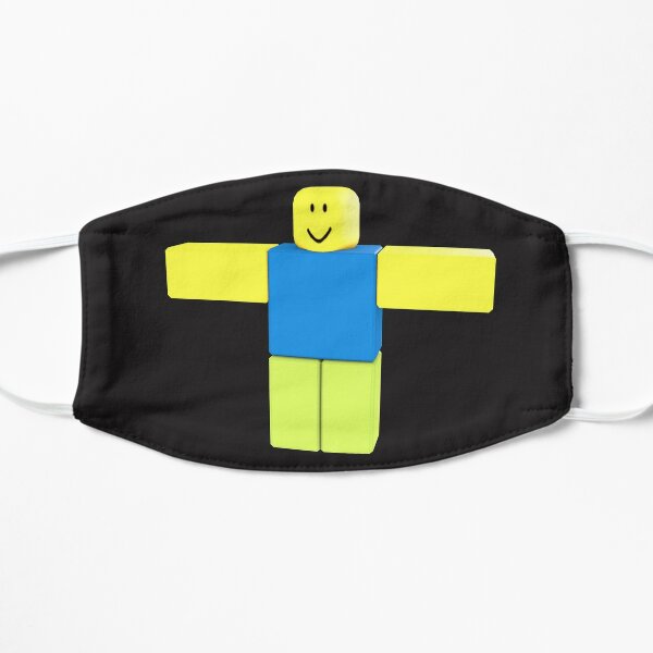Roblox Noob T Pose Gift For Gamers Mask By Smoothnoob Redbubble - noob mask roblox
