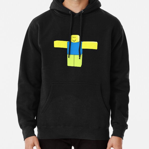 Roblox Noob T Pose Gift For Gamers Pullover Hoodie By Smoothnoob