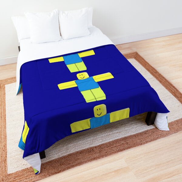 Roblox Noob T Pose Gift For Gamers Comforter By Smoothnoob Redbubble - king roblox noob