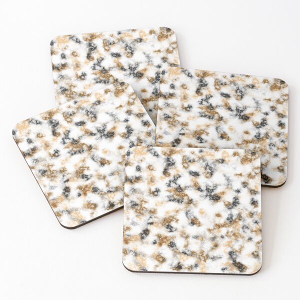 Item preview, Black and Brown Veined Marble Pattern on White designed and sold by MarkUK97.