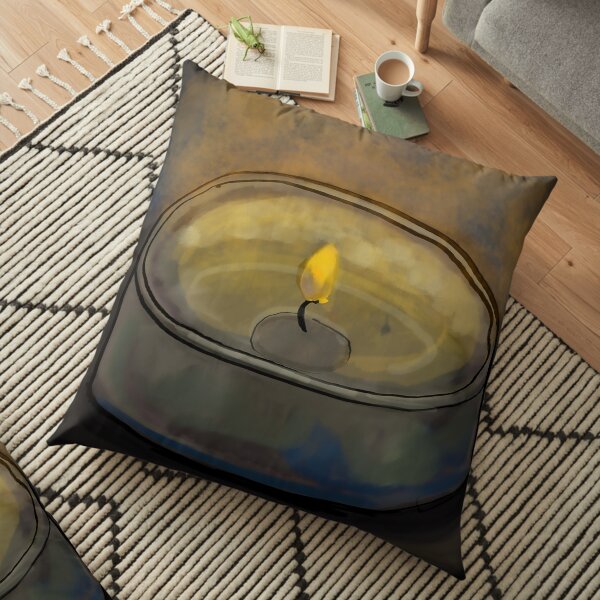 Glowing Tea Light Floor Pillow