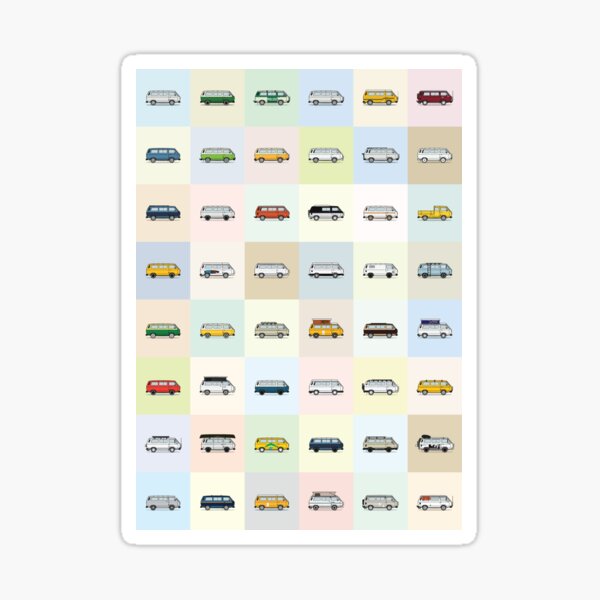 T3OA Van poster Sticker