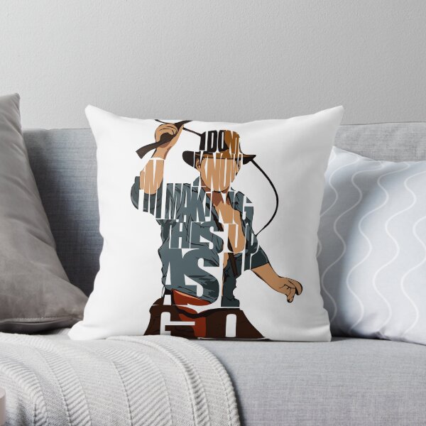 Indiana Jones Throw Pillow