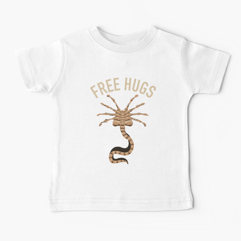 Alien Facehugger Free Hugs Xenomorph Baby T-Shirt