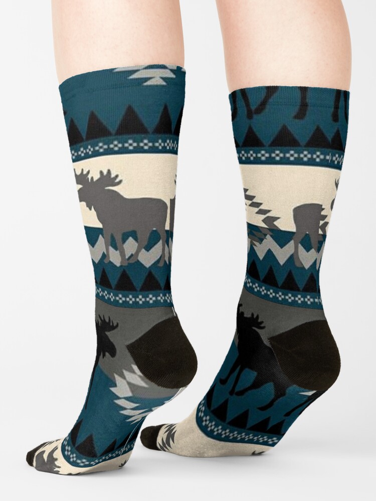 Alternate view of Moose Design Socks