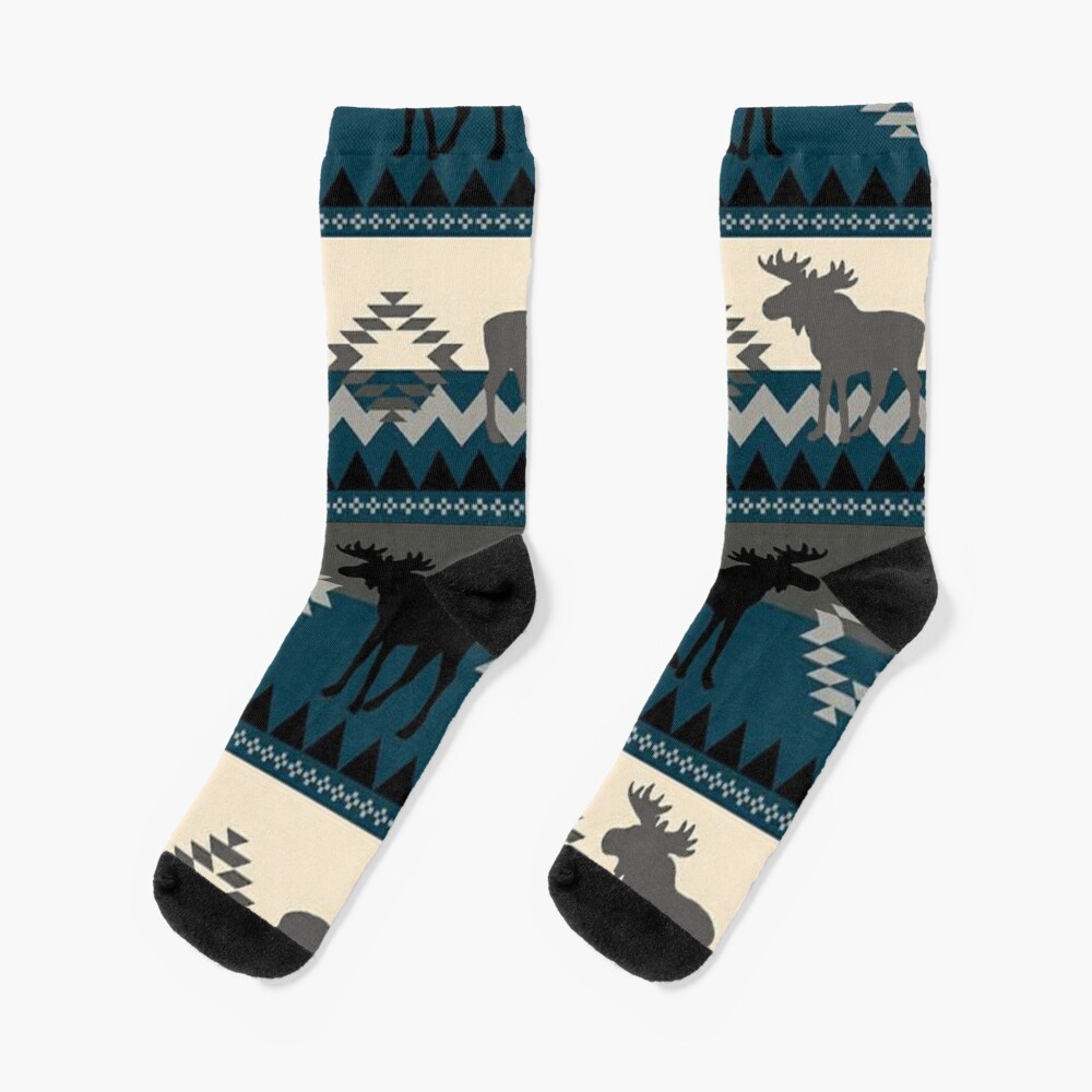 Moose Design Socks