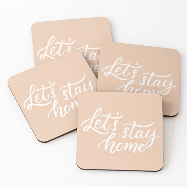 Item preview, Let's Stay Home designed and sold by Trio's Stuff.