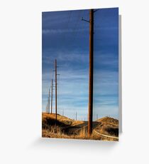 Telephone Road Greeting Card