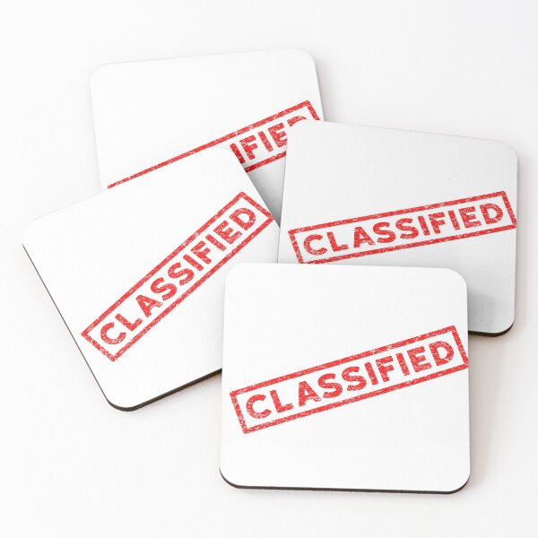 Item preview, Classified Red Rubber Stamp designed and sold by MarkUK97.