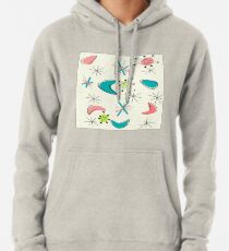 Mitte des Jahrhunderts Atomzeitalter inspiriert Hoodie