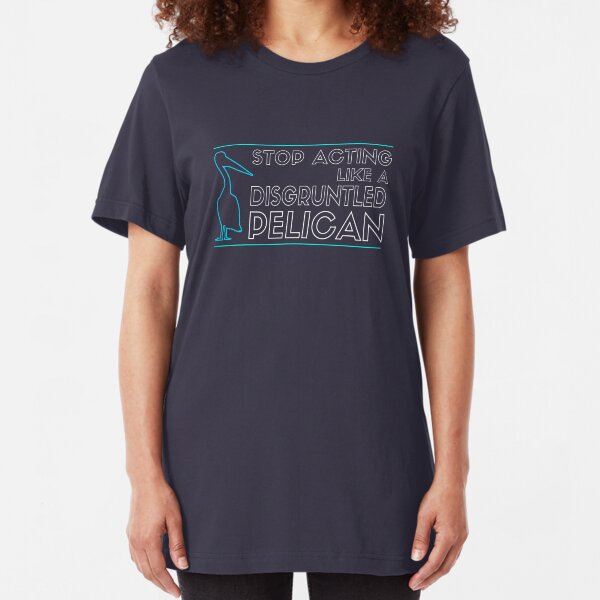 Disgruntled Pelican Slim Fit T-Shirt