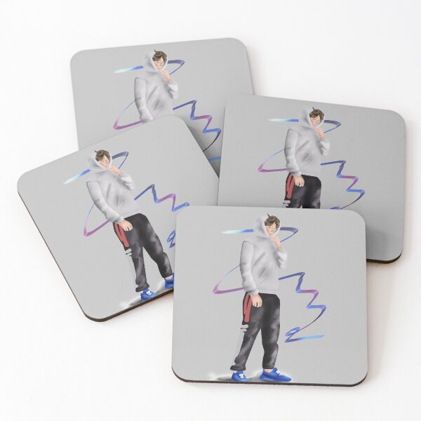 Item preview, Handsome man walks in a grey hoodie, professional hip hop dancer's cool design. Wonderful cartoon character design for cool peoples designed and sold by SSSTUDIOONE.