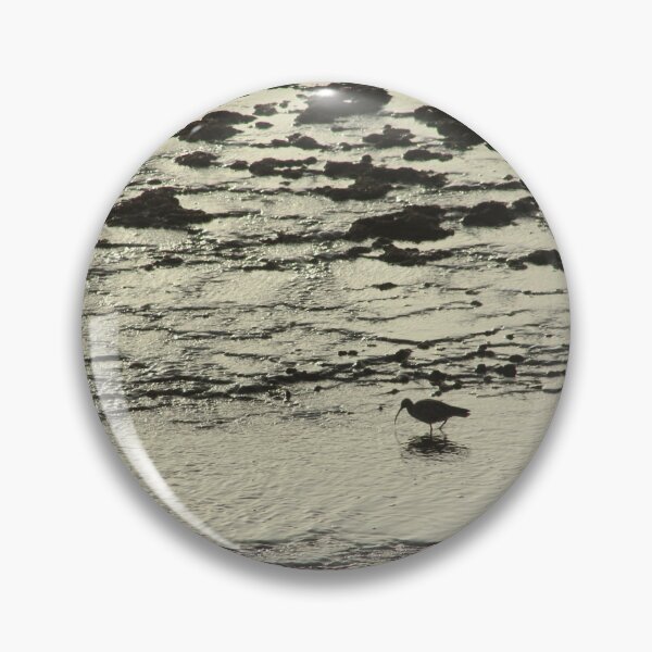 Artikelvorschau, Brachvogel Wader Bird Rocky Seashore entworfen und verkauft von Anna Lemos.