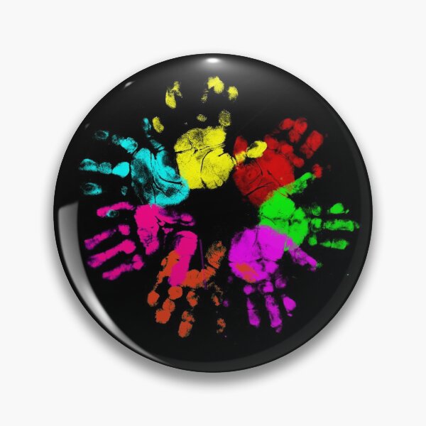 Item preview, colorful handprints in a circle designed and sold by Nicole Bleck.